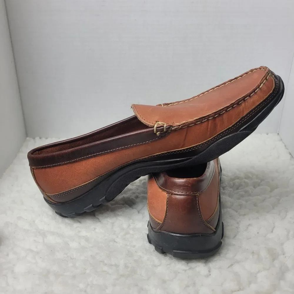 Allen Edmonds Boulder Port Washington Mens Driving Loafer Size 9.5 Brown Shoes